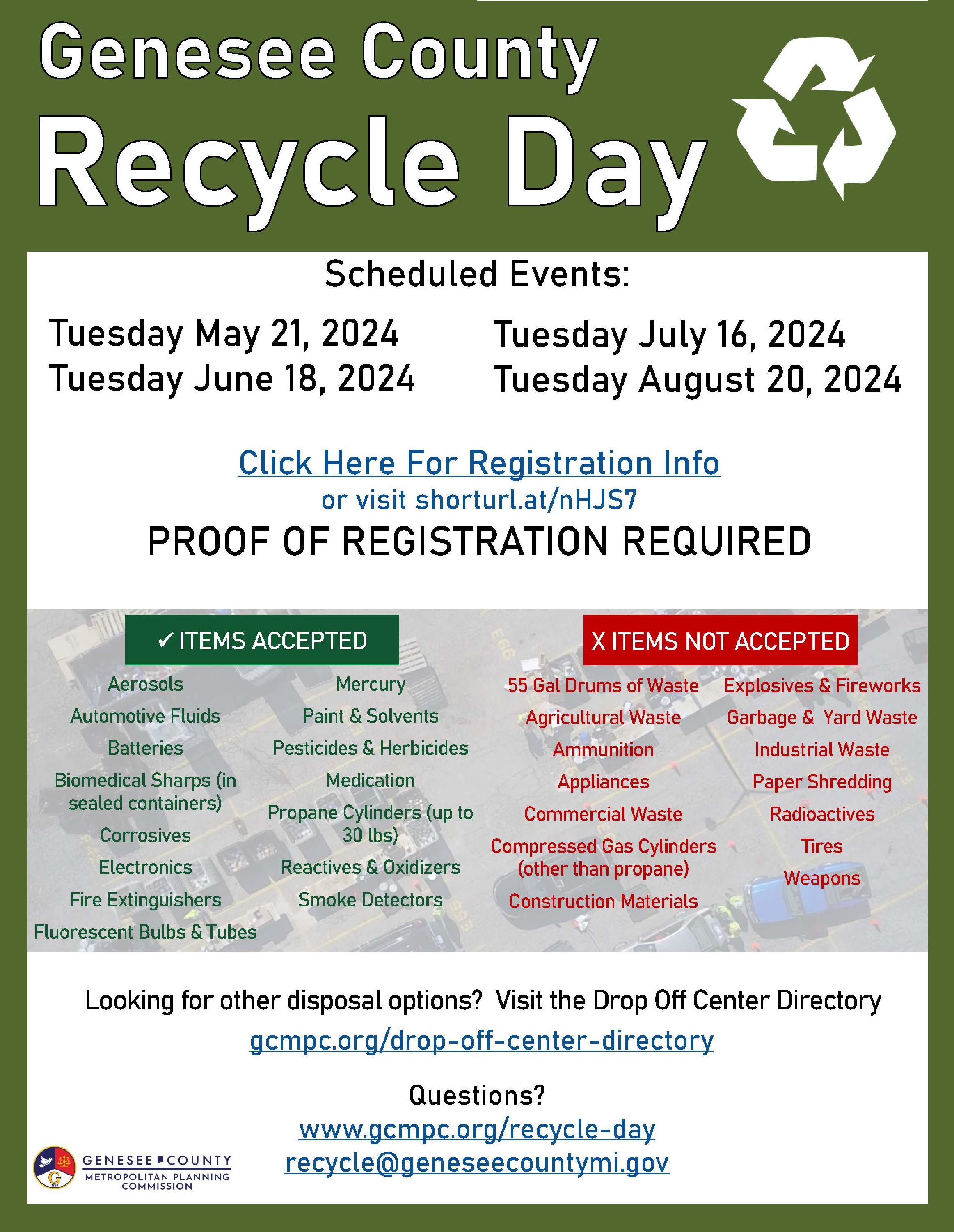 Recycle Day Flyer 2024